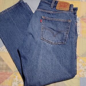 Levi's Blue Relaxed Jeans with Iconic Stitching